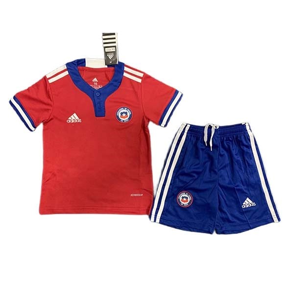 Camiseta Chile 1ª Kit Niño 2022 Rojo